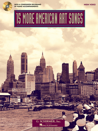 Book cover for 15 More American Art Songs