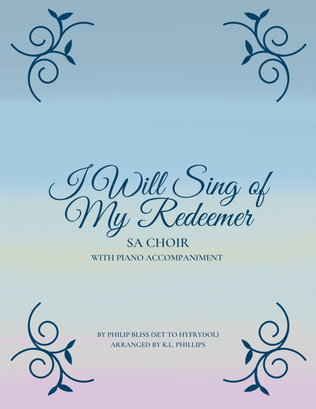 Book cover for I Will Sing of My Redeemer - SA Choir with Piano Accompaniment