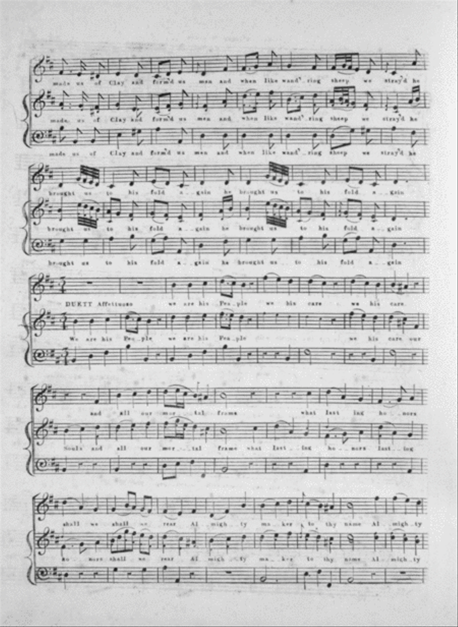Before Jehovah's Awful Throne. Celebrated Hymn 4-Part scores gallery preview page 2