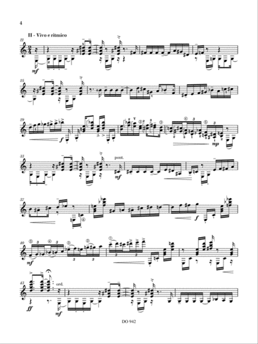 Île-de-France Variations Île-de-France Variations Classical Guitar scores gallery preview page 4
