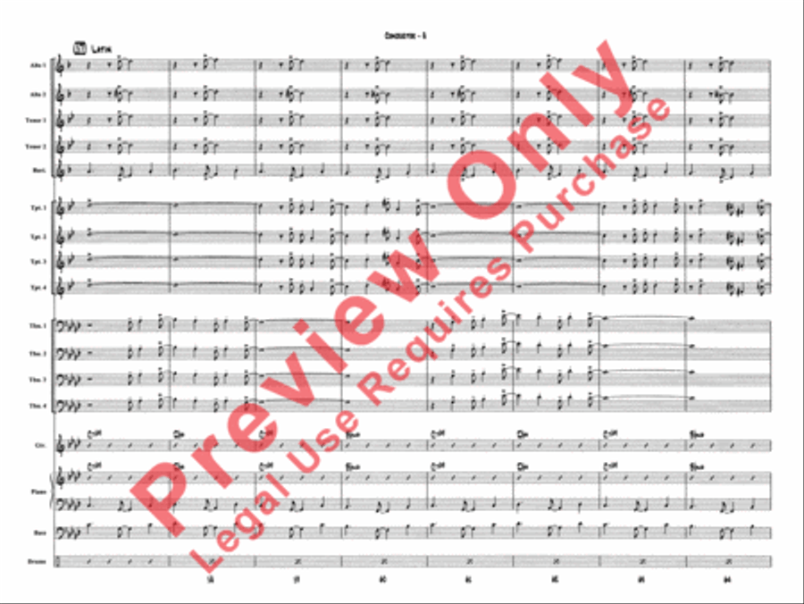 Caravan Jazz Ensemble scores gallery preview page 10