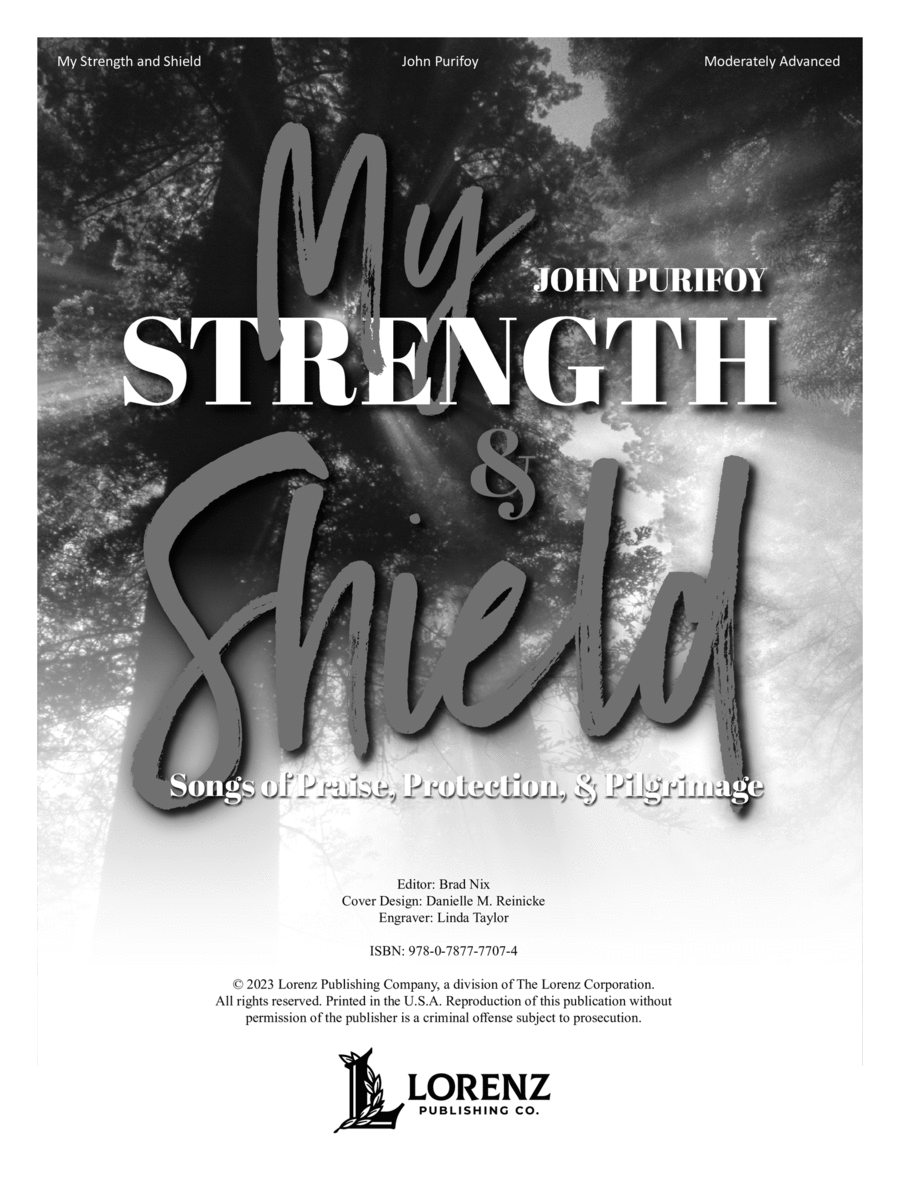 My Strength and Shield Piano Solo scores gallery preview page 1