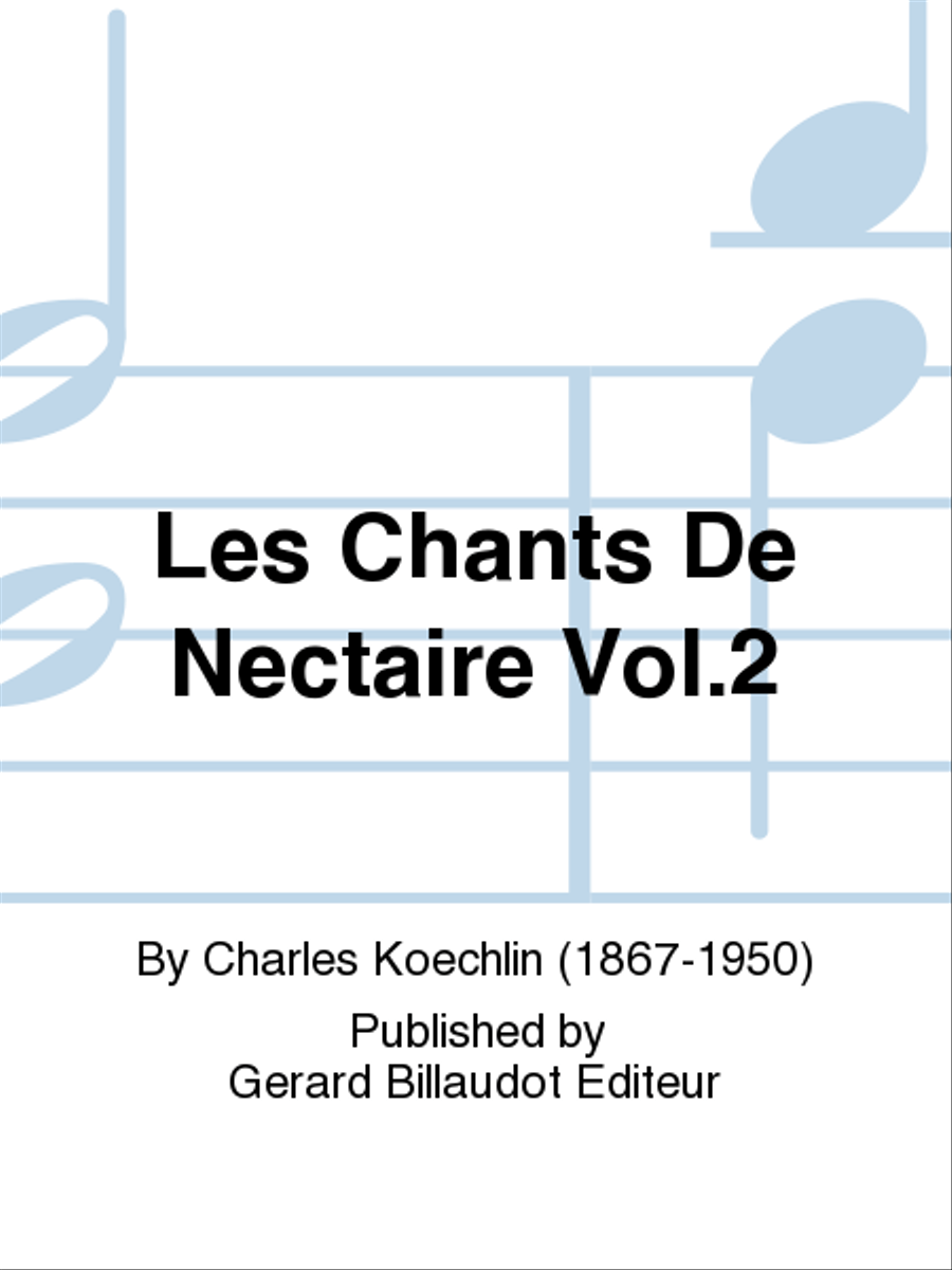 Les Chants De Nectaire Vol. 2 Chamber Music scores gallery preview page 1