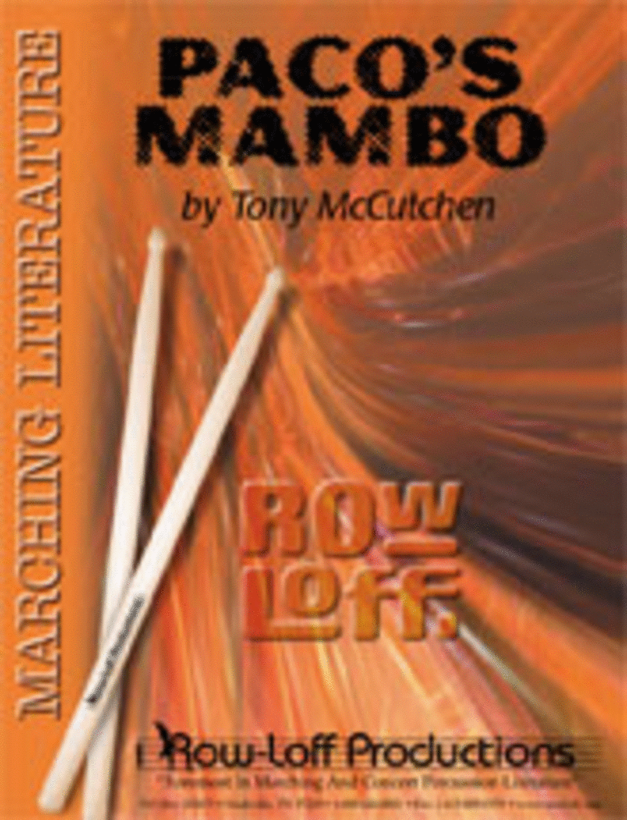 Paco's Mambo w/Tutor Tracks Percussion Ensemble scores gallery preview page 1