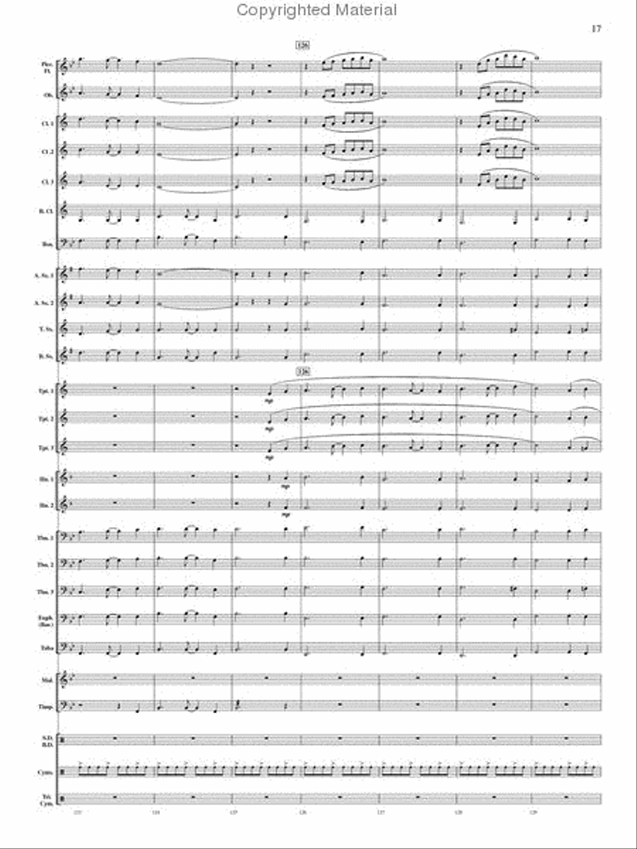 Ouverture Internationale Concert Band scores gallery preview page 18
