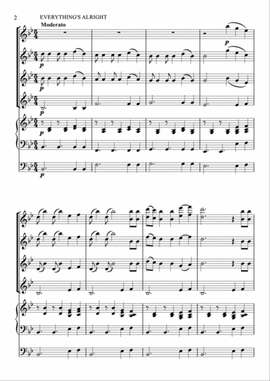 Jesus Christ Superstar Set of Parts scores gallery preview page 4
