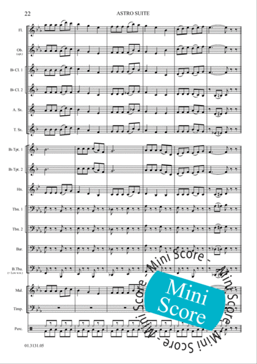 Astro Suite Astro Suite Concert Band scores gallery preview page 28