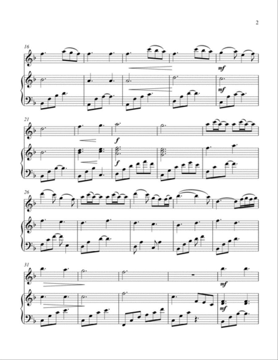 A Thousand Years Flute scores gallery preview page 3
