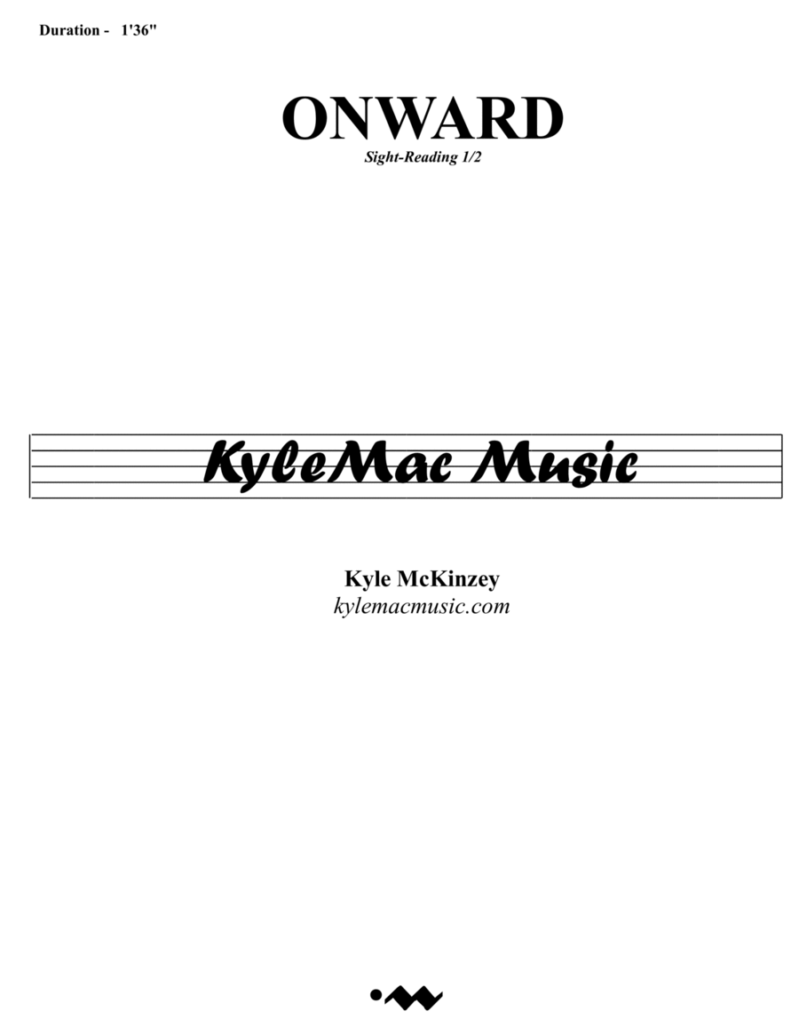 Onward - S.R. Level 1/2 Concert Band scores gallery preview page 1