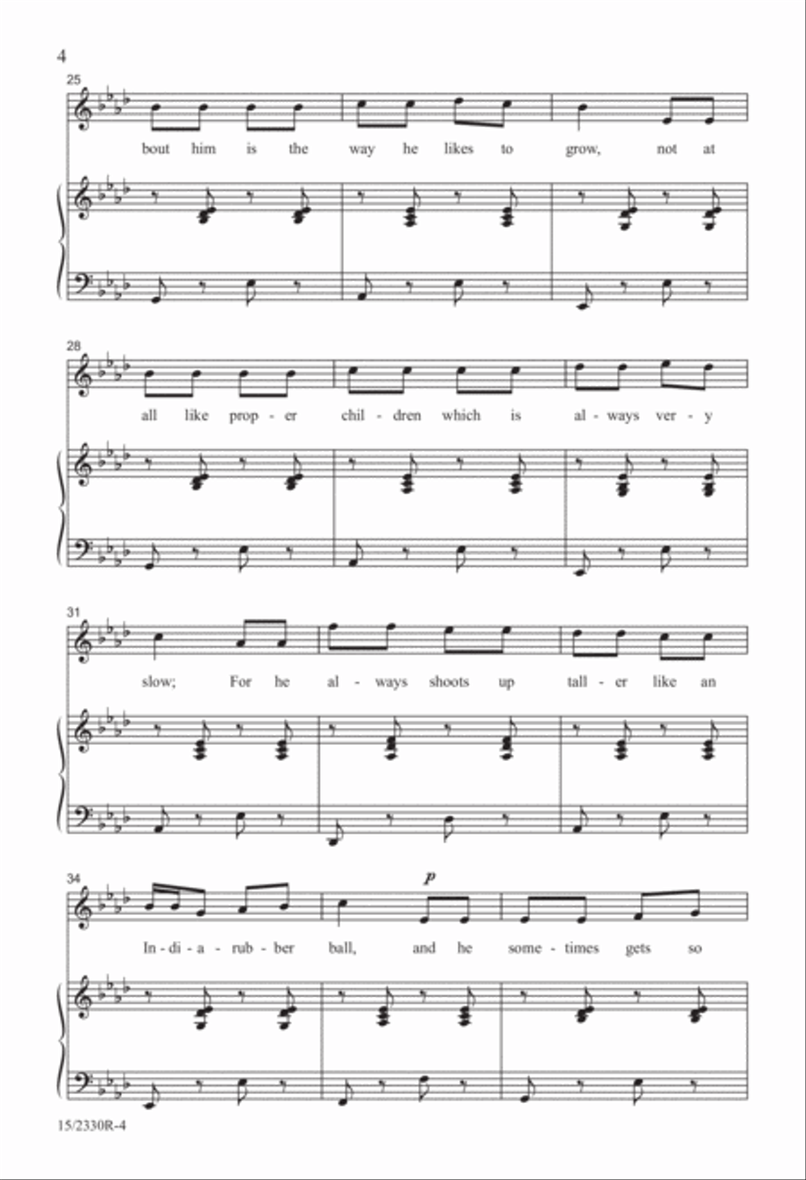 My Shadow My Shadow Unison Choir scores gallery preview page 5