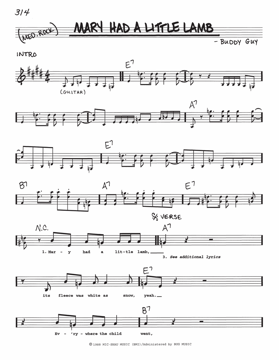 Mary Had A Little Lamb Voice scores gallery preview page 1