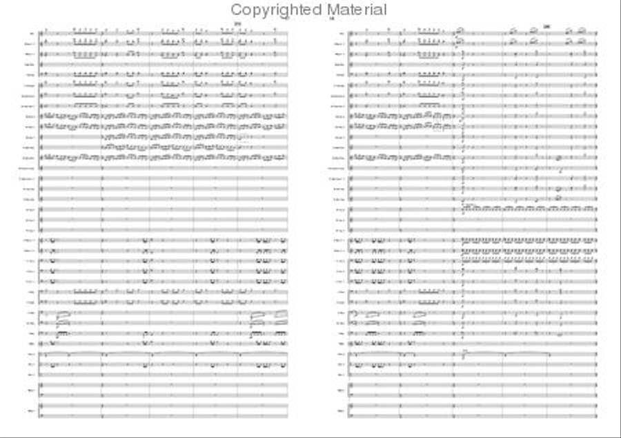 Variations on a Pentatonic Theme Concert Band scores gallery preview page 29