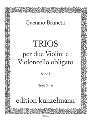 Book cover for 6 Trios for 2 violins and cello, Trios 5 and 6