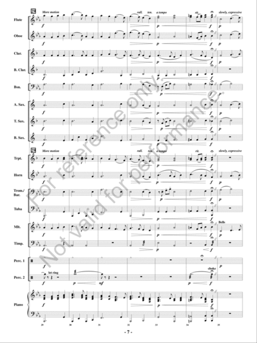 All Through The Night All Through The Night Concert Band scores gallery preview page 6