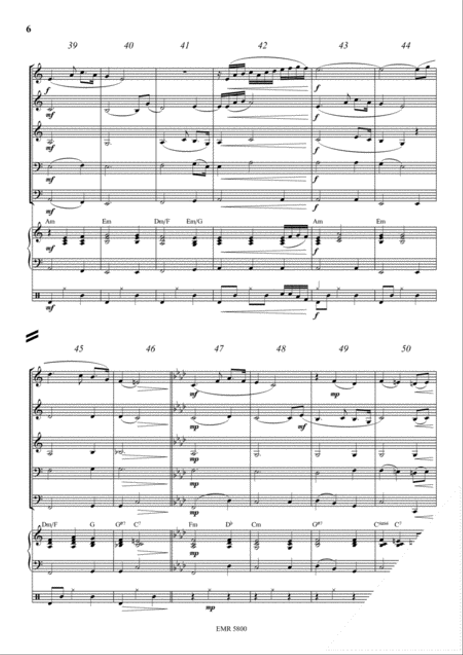 The Last Rose Of Summer Concert Band scores gallery preview page 6