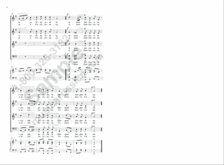 News Has Spread Throughout the World 4-Part scores gallery preview page 3