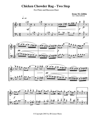 Chicken Chowder Rag for Flute and Bassoon Duet