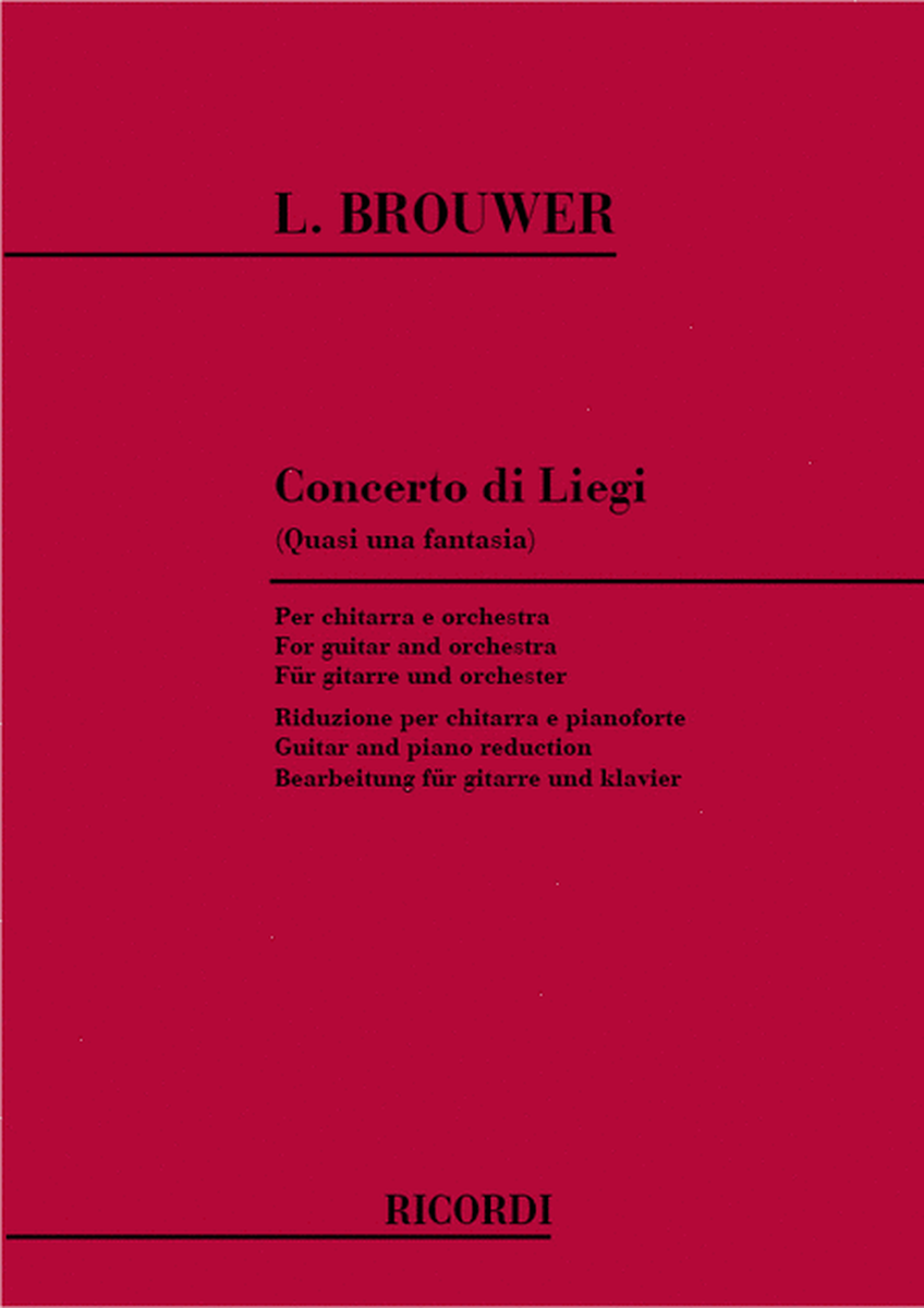 Concerto Di Liegi (Quasi Una Fantasia)