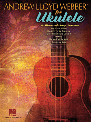 Book cover for Andrew Lloyd Webber for Ukulele