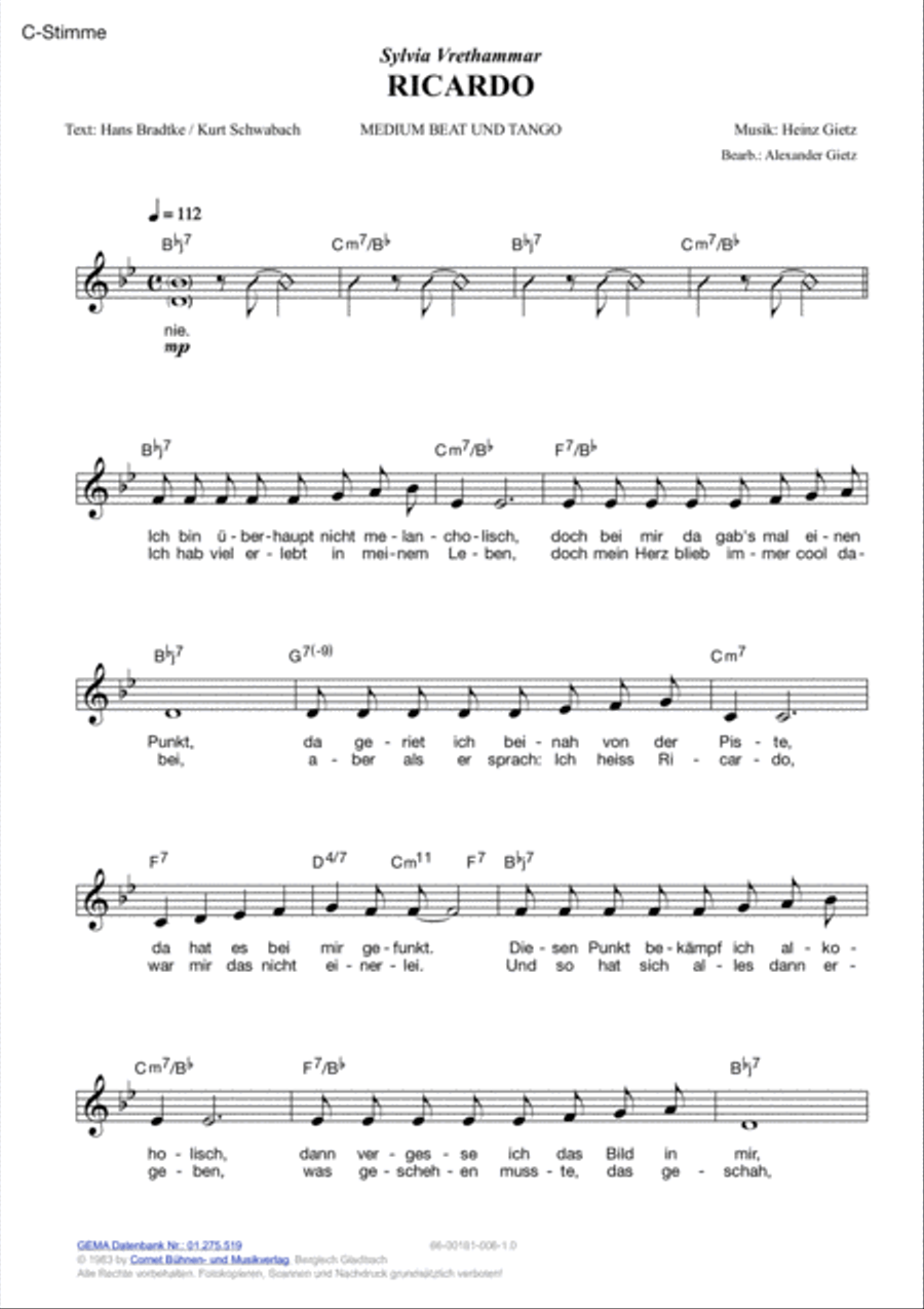 Ricardo Ricardo Voice scores gallery preview page 2