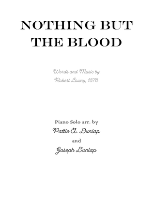 Book cover for Nothing But the Blood
