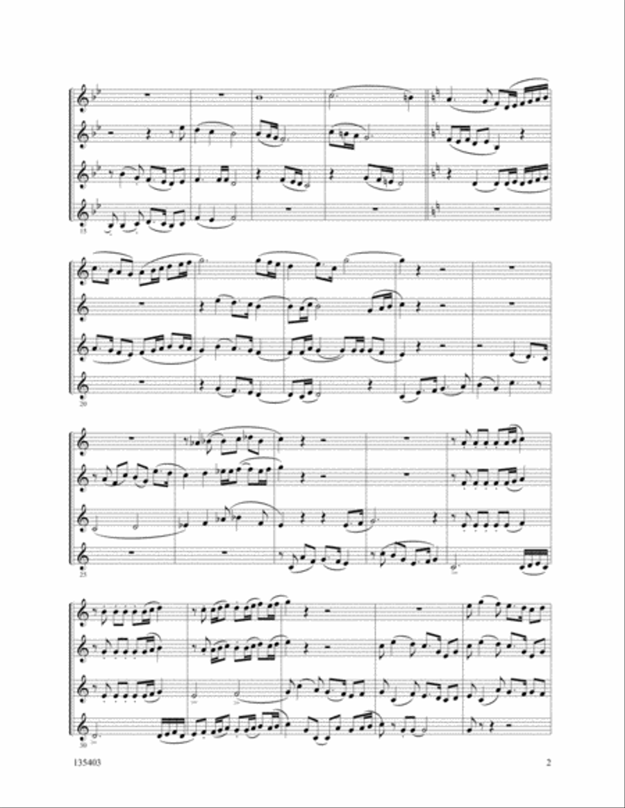 Fantasia on Joy To The World Trumpet scores gallery preview page 2