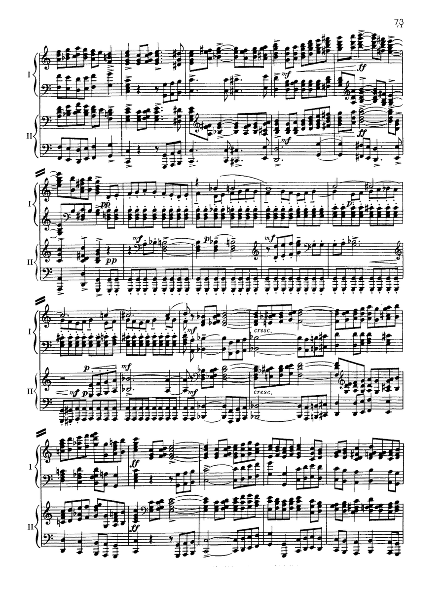 Suite No. 2, Opus 17 - I. Introduction - Piano Duo (2 Pianos, 4 Hands) Piano Duet scores gallery preview page 2