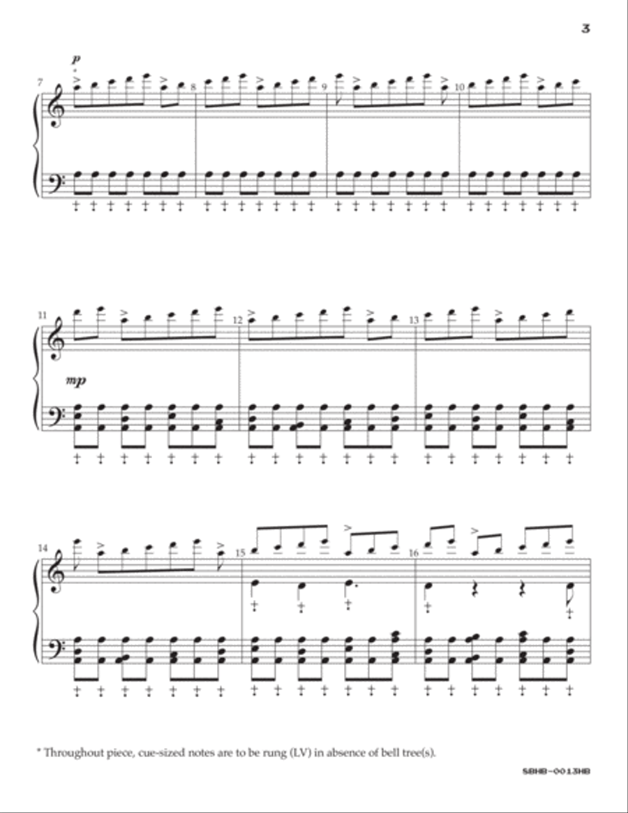 160 Bpm Handbell Choir scores gallery preview page 3