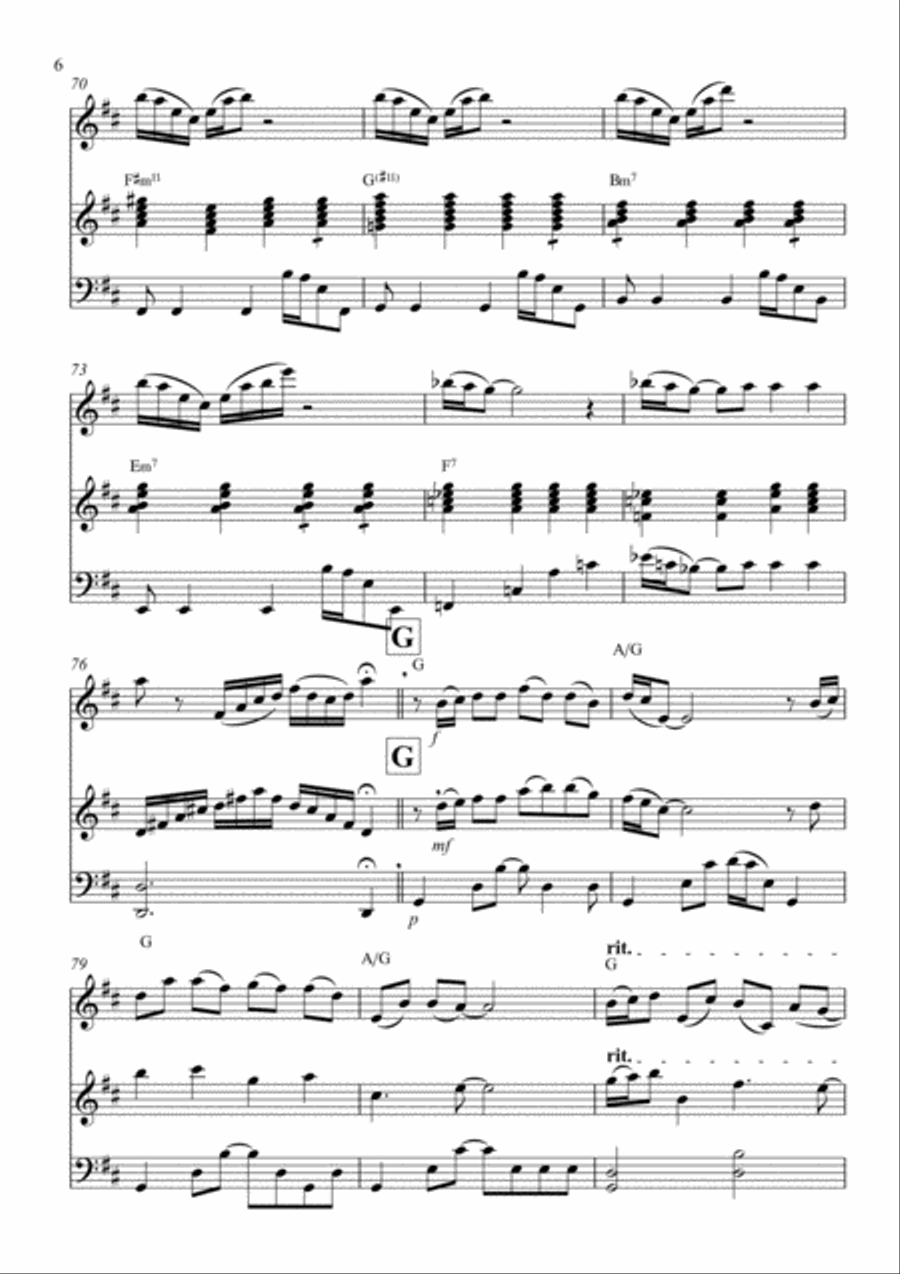 Peace Small Ensemble scores gallery preview page 6