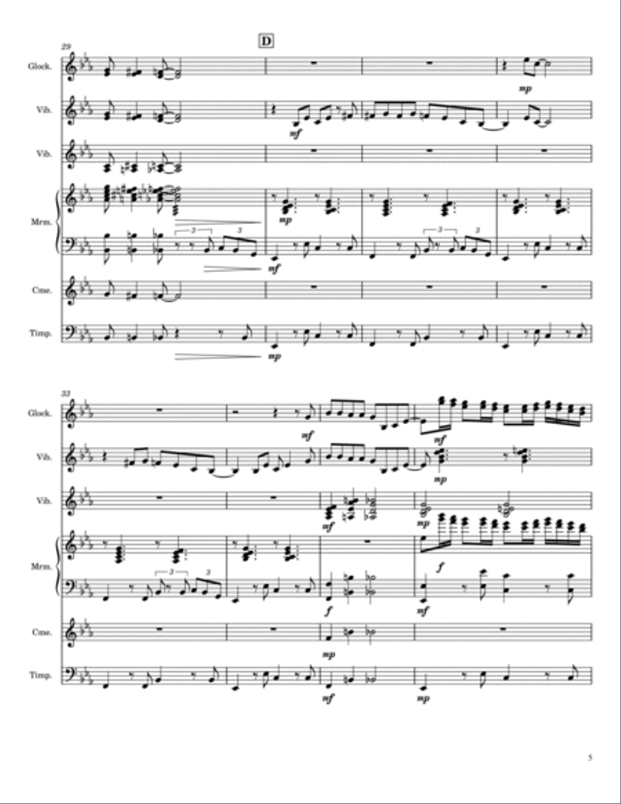 Santa Baby Chamber Music scores gallery preview page 5