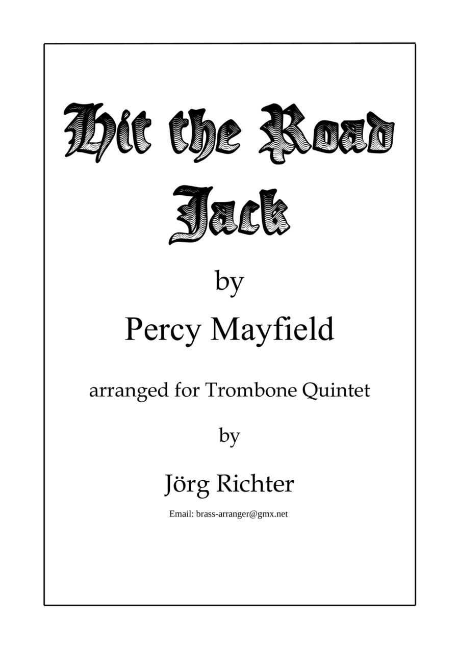 Hit The Road Jack Brass Quintet scores gallery preview page 1