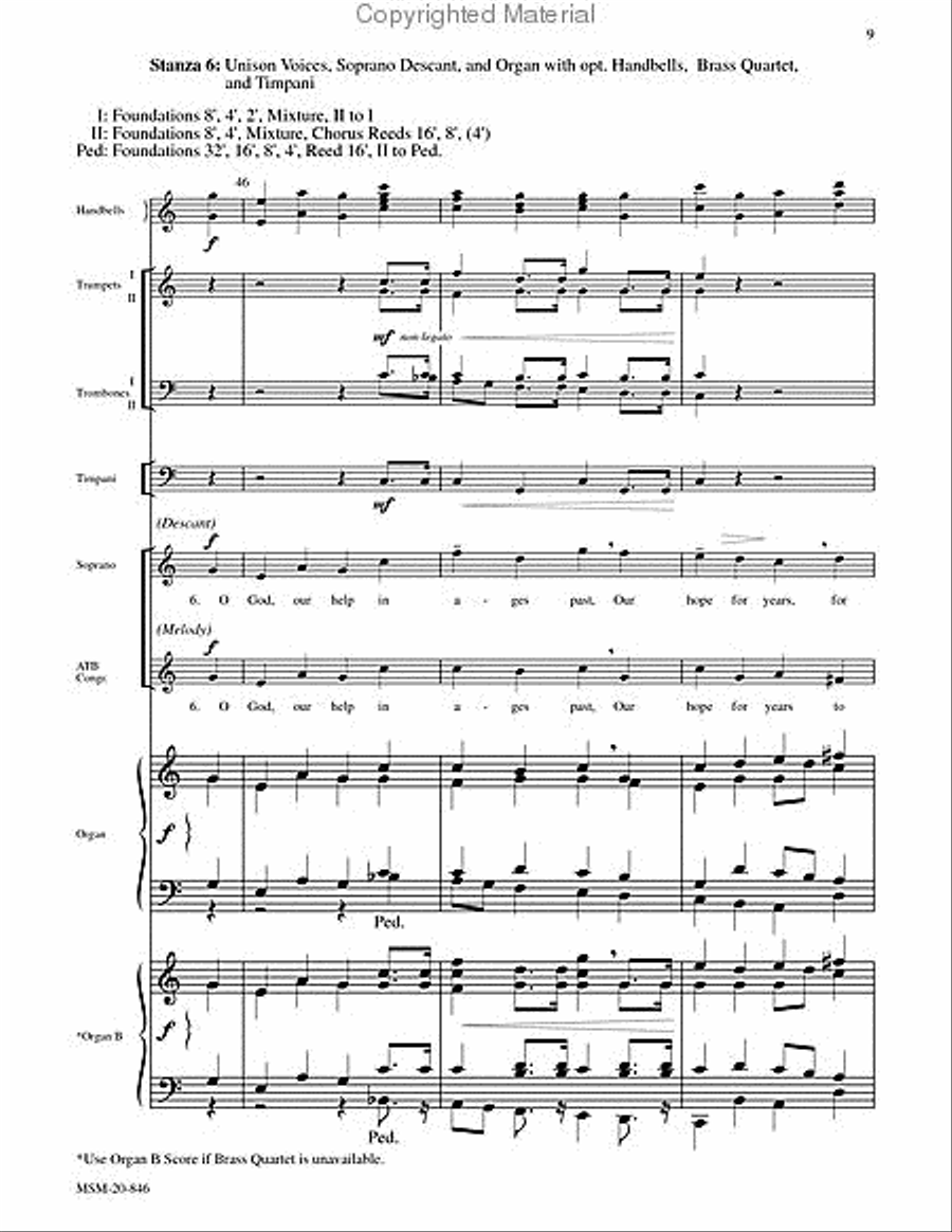 O God, Our Help in Ages Past Women's Choir scores gallery preview page 7