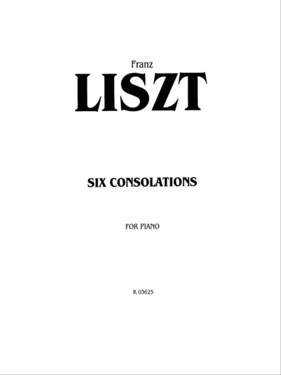 Six Consolations Piano Solo scores gallery preview page 2