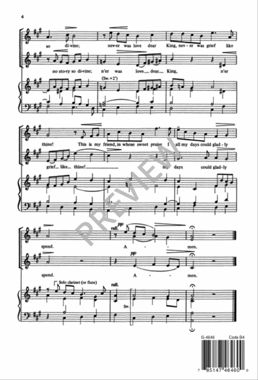 My Song is Love Unknown SA scores gallery preview page 5