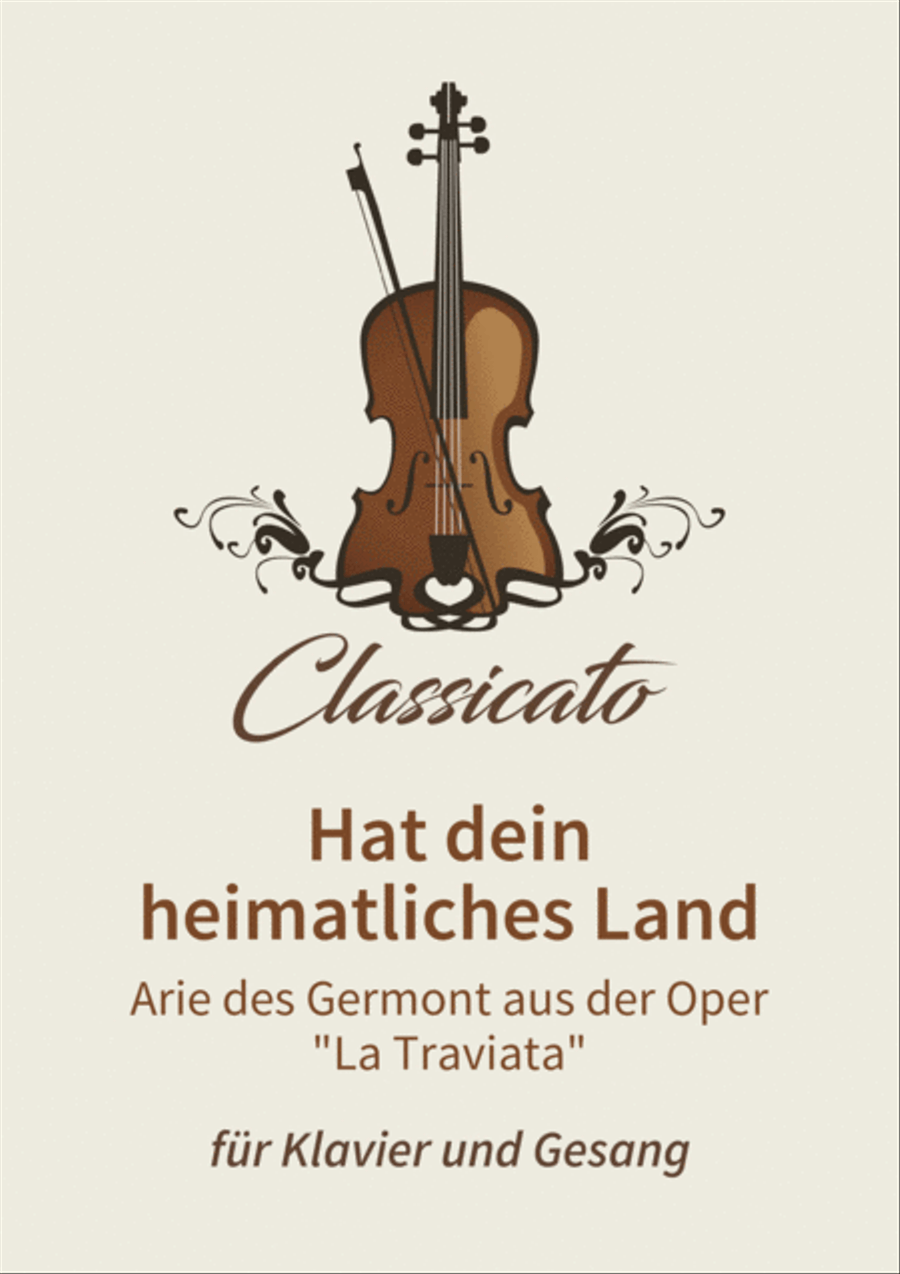 Hat dein heimatliches Land Piano, Vocal, Guitar scores gallery preview page 1