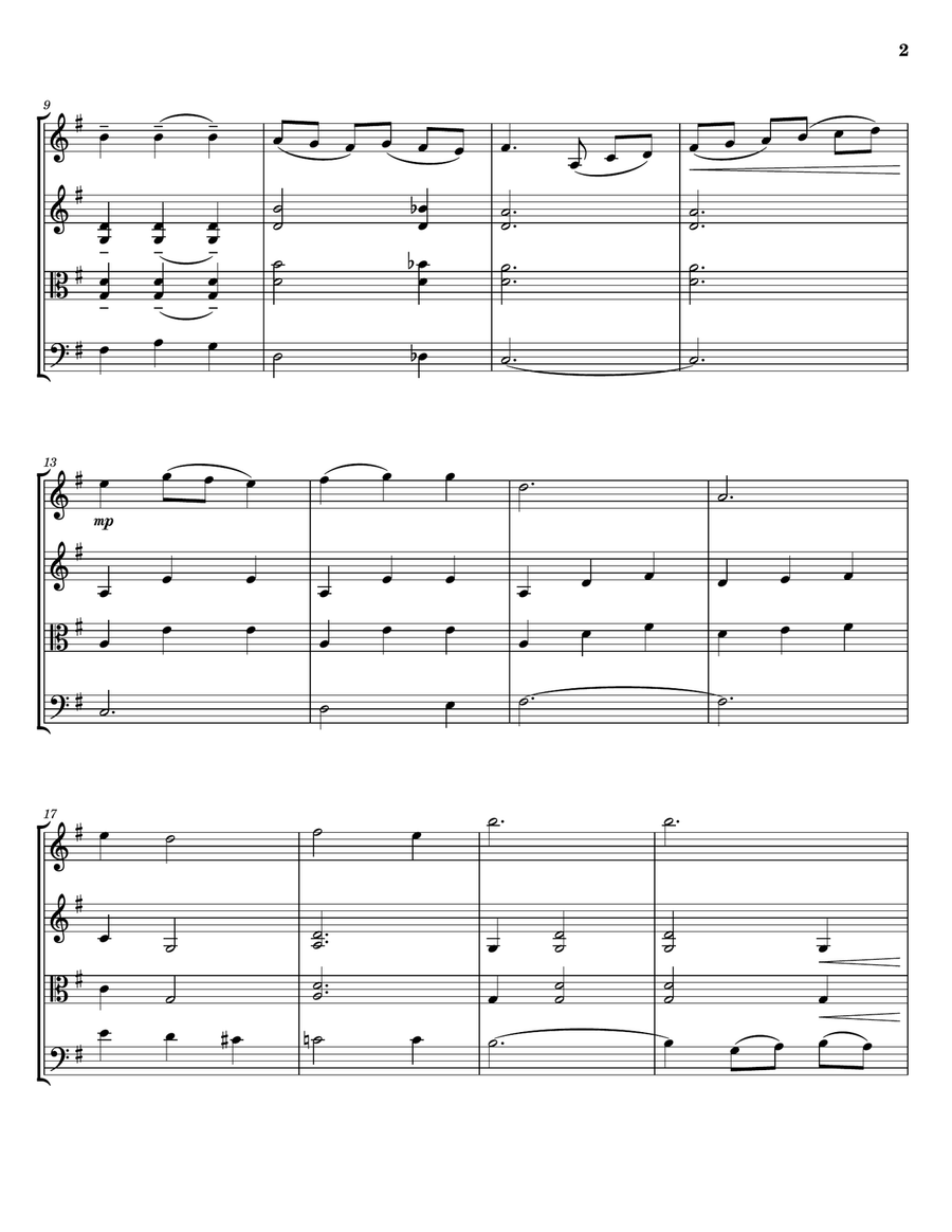 Lara's Theme From Doctor Zhivago String Trio scores gallery preview page 2