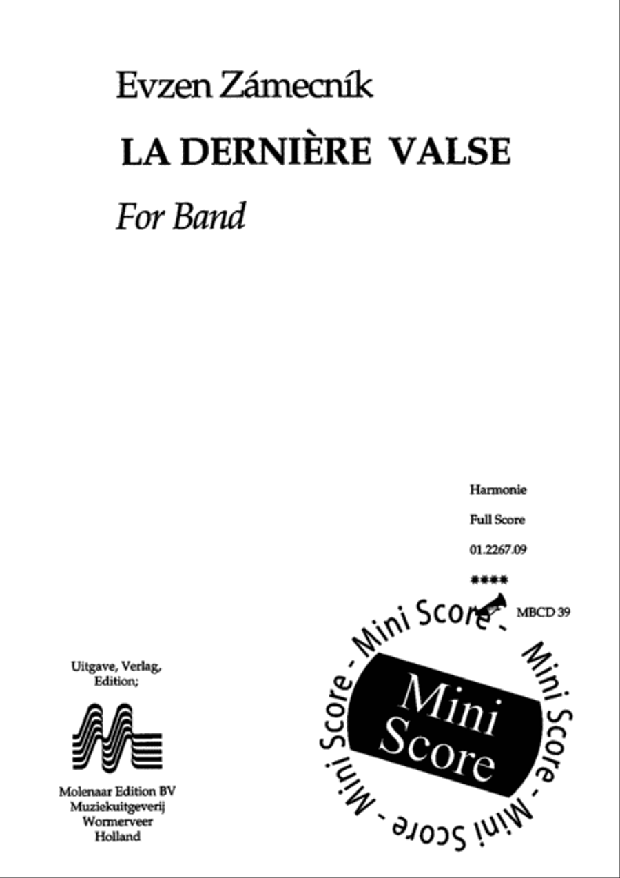 La Derniere Valse Concert Band scores gallery preview page 3
