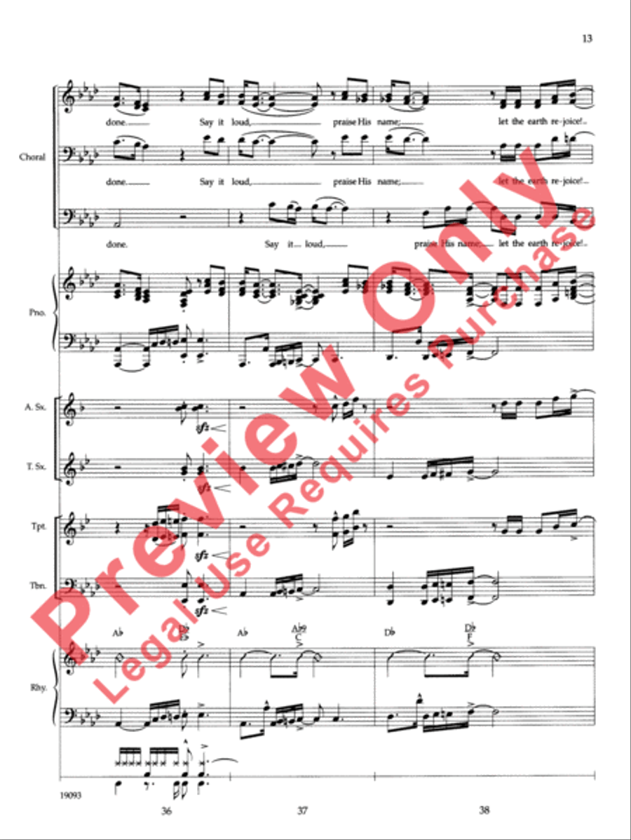 Say It Loud Choir scores gallery preview page 16