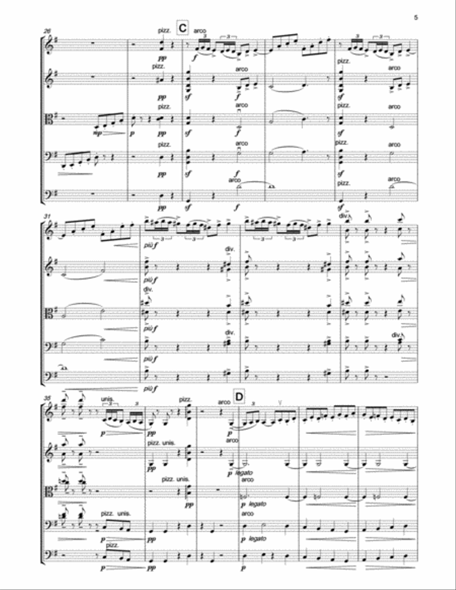 DEBUSSY Arabesque No.2 for string orchestra String Orchestra scores gallery preview page 4