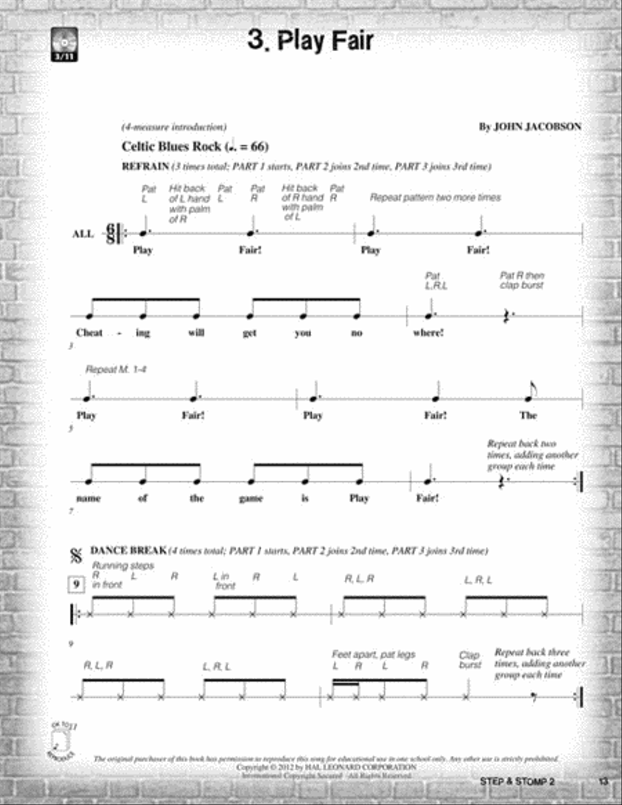 Step & Stomp 2 Choir scores gallery preview page 4