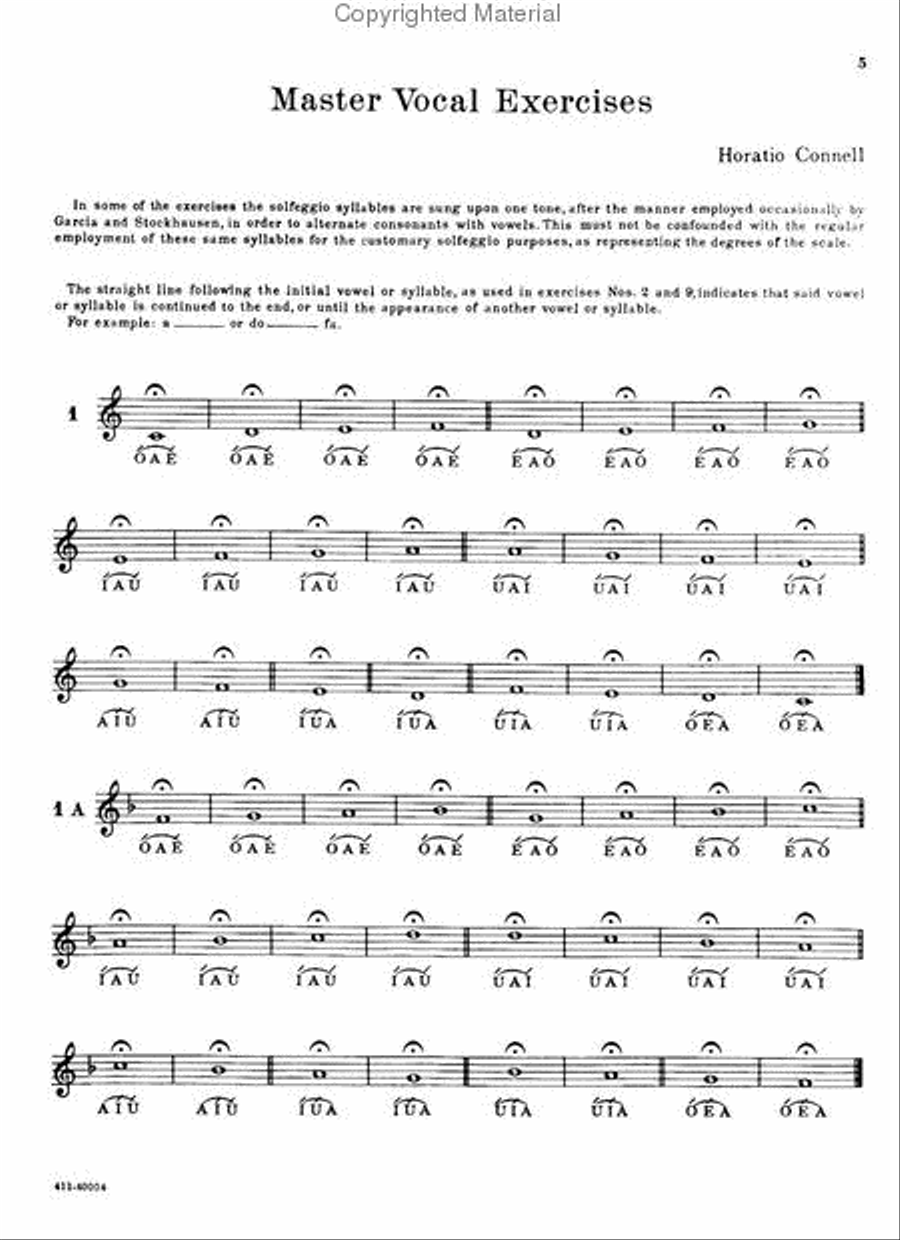 Master Vocal Exercises Chamber Music scores gallery preview page 2