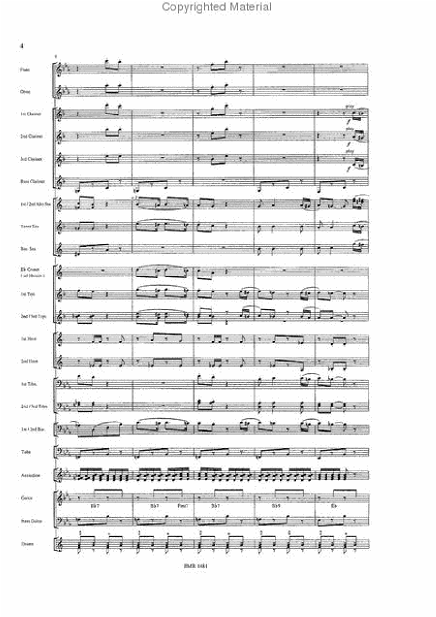 Rosamunde Concert Band scores gallery preview page 4