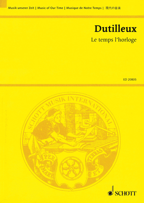 Book cover for Le temps l'horloge