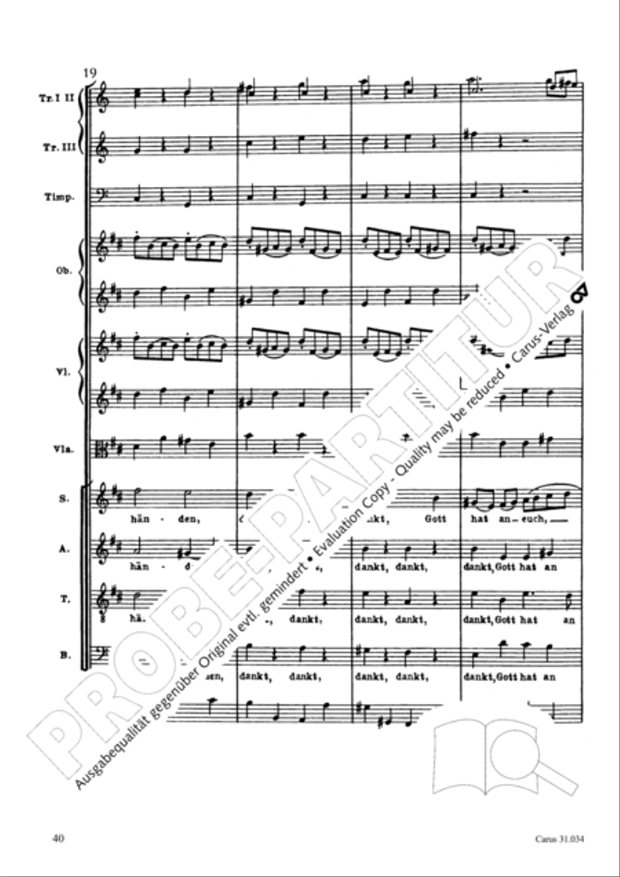 O fire everlasting (O ewiges Feuer, o Ursprung der Liebe) ATB scores gallery preview page 55