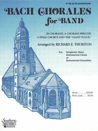 Book cover for Bach Chorales for Band