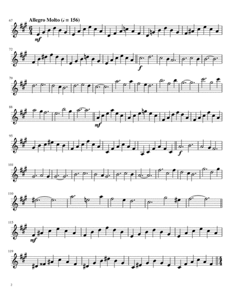 Opus 147a, Little Fantasy for Trumpet Solo in E-la image number null