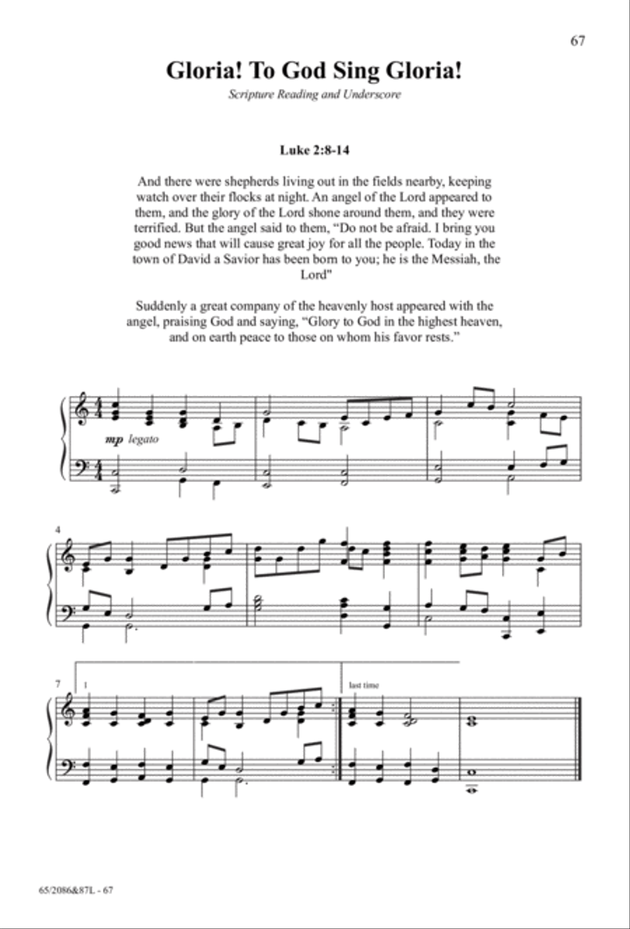 God With Us! - SATB with Performance CD 4-Part scores gallery preview page 15