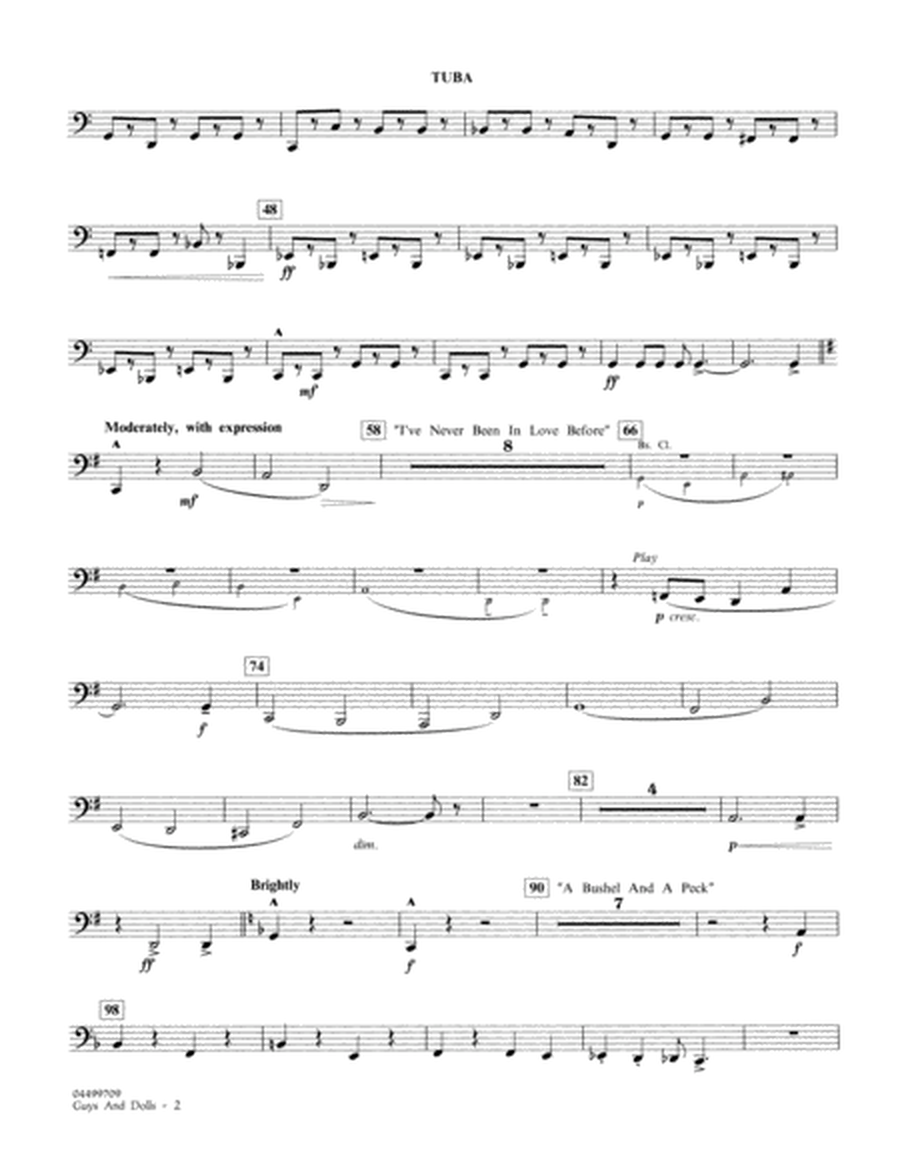 Music from Guys and Dolls (arr. Calvin Custer) - Bb Trumpet 3