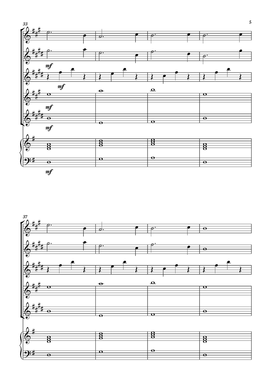 Yellow Submarine Saxophone Quintet scores gallery preview page 5