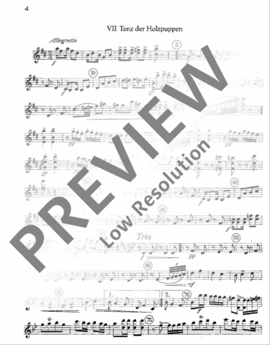 Tuttifäntchen Violin scores gallery preview page 5